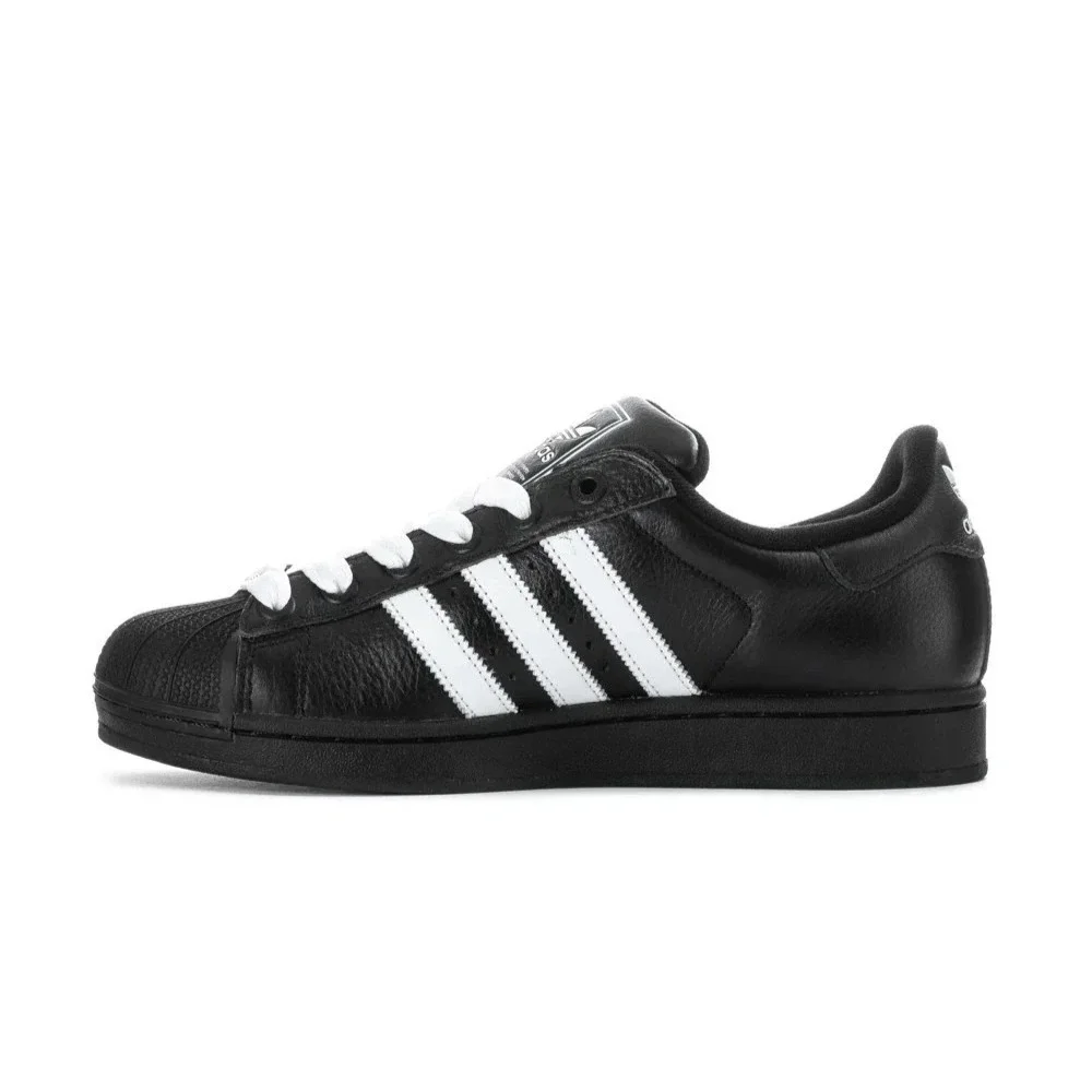 Adidas Superstar II Mens Size 11.5 Black/White Shoes JI3538 NEW